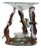 Ebros King Of The Sky Soaring Trinity Bald Eagles Oil Wax Warmer Candle Holder Statue