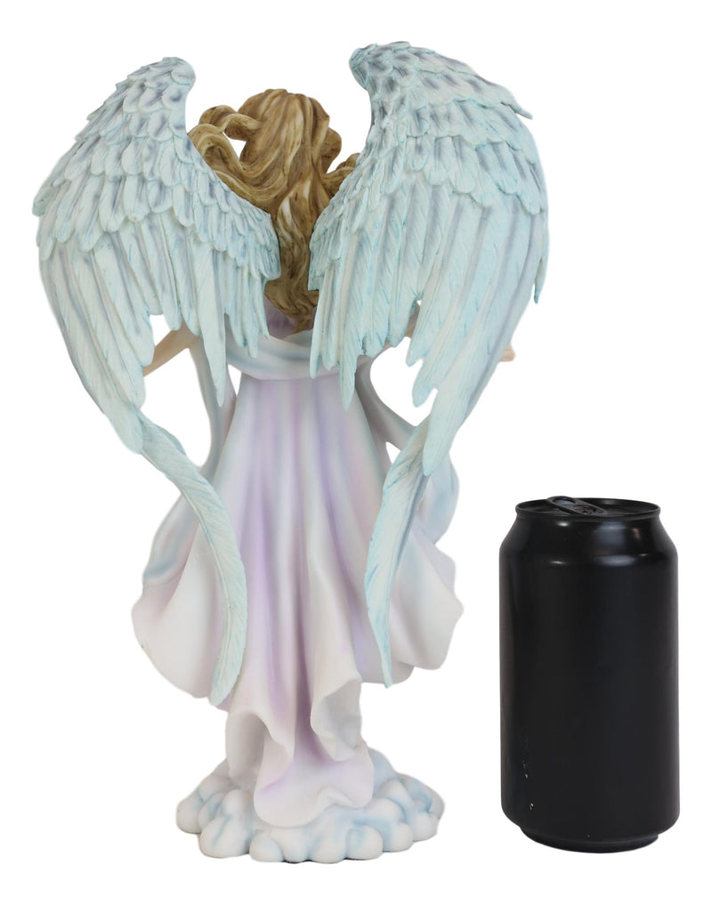 Ebros Seraphim Lavender Cherubim Heaven Glory Angel Decorative Statue 11.75"H
