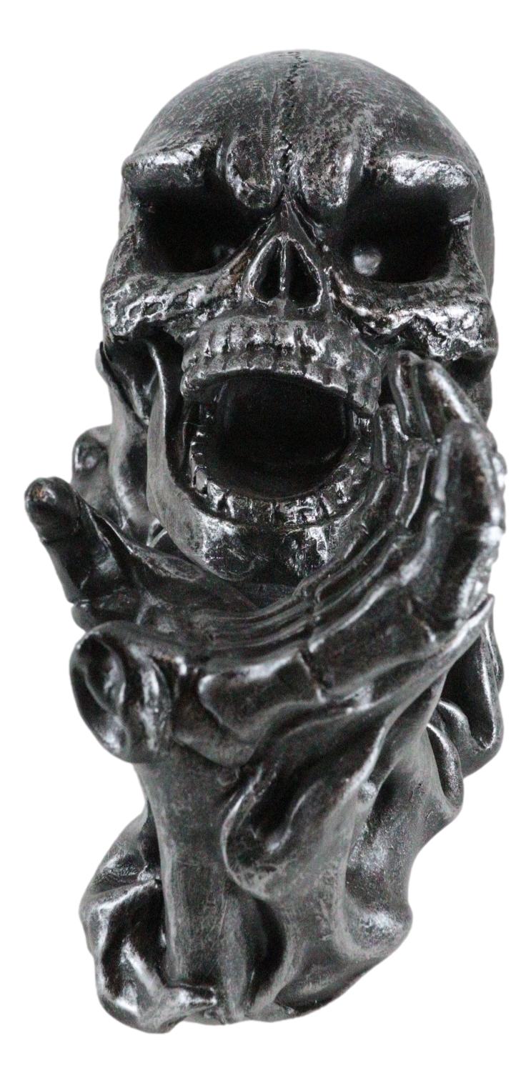 Dead Rising Skull Hell's Booze Ghost Rider Flame Skeleton Wine Holder Figurine