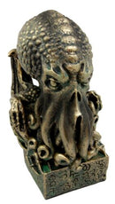 Ebros Ocean Terror The Call of Cthulhu Skull Figurine 7" H Kraken Octopus Statue