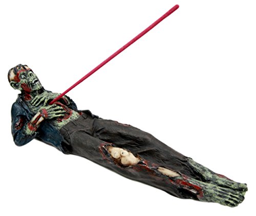 Ebros Gift Zombie Walking Dead With Ripped Chest Stick Incense Burner Figurine 9.5" Long - Ebros Gift
