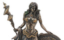 All Mother Goddess Frigga Holding Spear And Shield Statue Norse Asgard Wife Odin