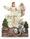 Ebros Christian Catholic Stations of The Cross Statue Way of The Sorrows Via Crucis Jesus Christ Path to Calvary Crucifixion Decor Figurine (Station 15 Jesus is Risen and Glorified)