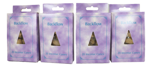 Backflow Incense Cones Pack of 20 Rose Scent For Backflow Incense Burners