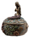 Mermaid Tefiti Praying Round Jewelry Box Figurine Small Nautical Starfish Coral