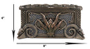 Fantasy Guardian Dragons Baphomet Horned Goat And Skulls Decorative Jewelry Box