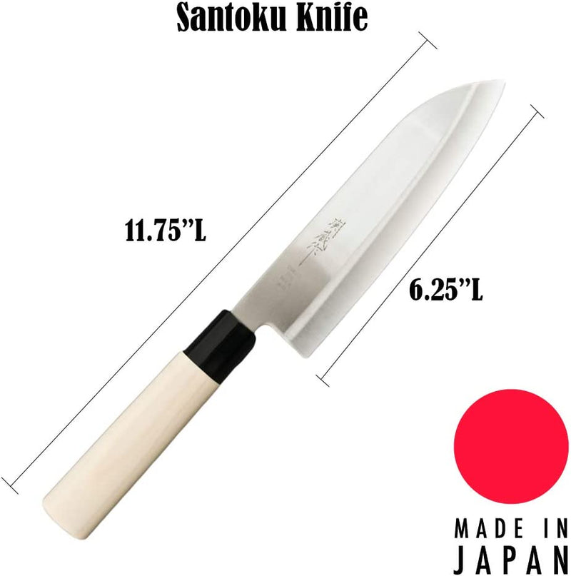 Ebros Gift Japanese Chef Sushi Multipurpose Santoku Bocho Kitchen Knife Made In Japan