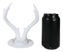 Contemporary Chic Rustic White Double Buck Deer Stag Antlers Jewelry Tree Holder