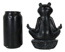 Ebros Feng Shui Vastu Buddha Zen Yoga Frog Meditating Statue Decor Talisman Figurine
