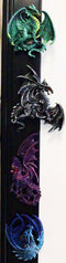 Ruth Thompson Dragons Lair Set of 4 Dragon Refrigerator Fridge Magnets Decor