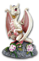 Colorful Fruits Vegetables Pale White Garlic Dragon Figurine Fairy Garden Decor