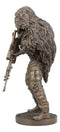 Ebros Military Marksman Marine Camouflage Sniper Statue Modern Warfare Specialist Unit Figurine Behind Enemy Lines