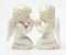 Ebros Nostalgic Praying Boy And Girl Angels Magnetic Ceramic Salt Pepper Shakers