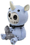 Ebros Furrybones Buster Figurine in Rhinoceros Costume 3" Tall Collectible