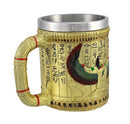 Egyptian Theme Winged Isis Goddess of Magic & Home Coffee Cup Mug Beer Tankard