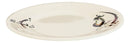 Pack Of 6 Eggplant With Zen Swirl Design Appetizer Salad Buffet Round Plates 7"D