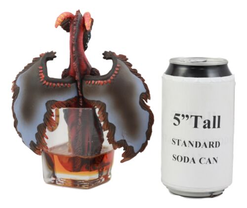 Ebros Beverage Drunken Spirit Dragon 7.75" Tall Fantasy Figurine (Rum Dragon) - Ebros Gift