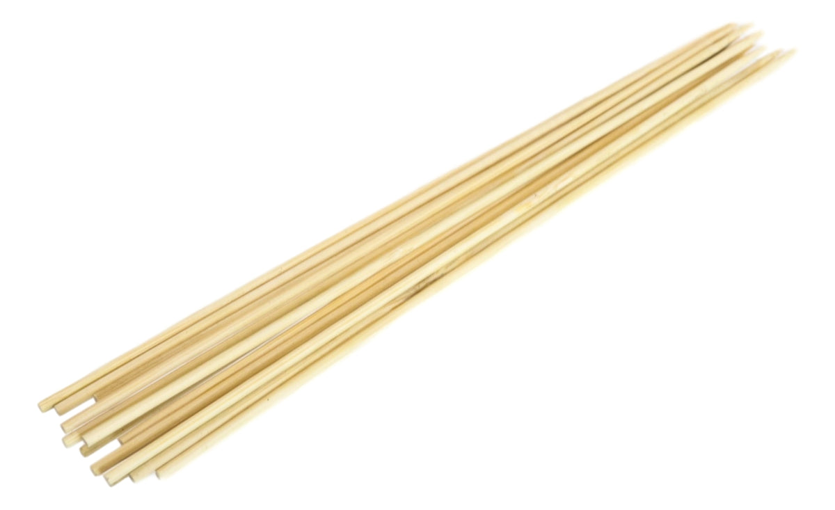 8"L Bamboo Skewers Sticks For BBQ Appetizer Fruits Cocktails Kabobs Pack Of 200