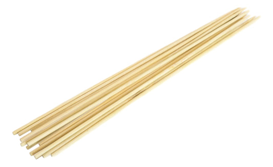 8"L Bamboo Skewers Sticks For BBQ Appetizer Fruits Cocktails Kabobs Pack Of 200