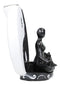 Chakra Yoga Avatar With Black And White Yin Yang Backflow Incense Cone Holder
