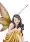 Ebros Gift Fall Fairy Figurine Red Oak Leaf Autumn Garden Faerie Fantasy Sculpture 5.5"H