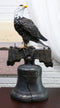 Ebros Independence Day American Patriotic Glory Bald Eagle Liberty Bell Statue