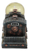 Ebros Vintage Design Ironstar Steampunk Locomotive Engine Train Statue with Multi Color LED Night Light 9.5" Long Science Fiction Tunnel Exploration Trains Cargo Transportation Decor Sculpture