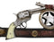 Western Cowboy Dual Revolver Guns With Western Star 4-Peg Coat Wall Hooks Decor
