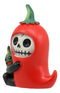 Ebros Furrybones Skeleton Chilito Hot Red Chili Pepper Figurine 3.25"H