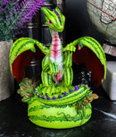 Colorful Garden Tropical Watermelon Green Thumb Dragon Statue Stanley Morrison