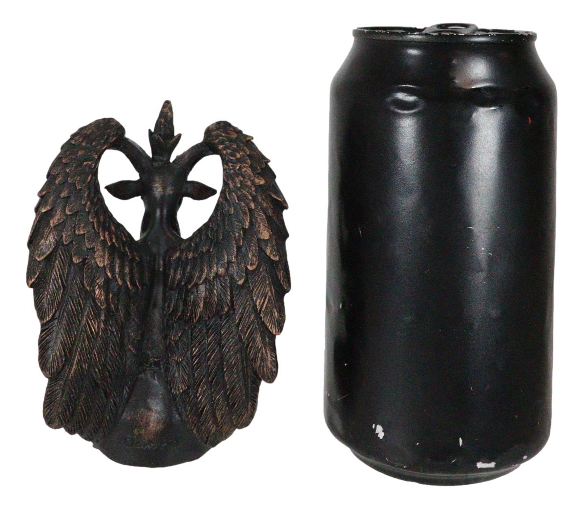 Paranormal Occult Sabbatic Goat Idol Baphomet Sitting Meditation Figurine