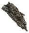 Faux Bronze Autumn Acorn And Clover Greenman Wall Decor Plaque Maxine Miller