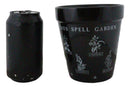 Witches Spell Herbs Garden Triple Moon Wicca Witch Flower Herbs Planter Pot