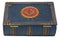 Small Blue Masonic Secret Book Box Freemasonry Square and Compasses Stonemasons