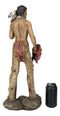 Large Native American Indian Eagle Warrior Chief With Spear And Shield Figurine