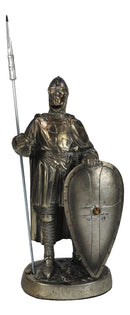 Ebros Medieval Warrior Guard Sentry Pikeman Decorative Figurine 7.5"H