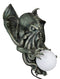 Great Old Ones Cthulhu Kraken Octopus Holding Spherical Ball Lamp Wall Sconce