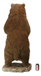 Ebros Giant Size Forest Wildlife Realistic Standing Brown Grizzly Bear Statue More Than 4' Feet Tall Rustic Cabin Lodge Hunter Decor Bears Figurine Gallery Quality Home and Patio Decorative Sculpture
