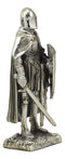Ebros Holy Roman Empire Suit Of Armor Crusader Knight With Sword And Shield Statue