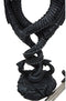 Ebros Gift Dual Spiralling Serpent Dragon Holding Excalibur Sword Letter Opener Figurine