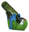 Ebros Rio Rainforest Jungle Green Scarlet Macaw Parrot Wine Bottle Holder