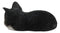 Ebros Lifelike Sleeping Tuxedo Black and White Cat Statue 7" Long Pet Pal Kitten Decor Figurine