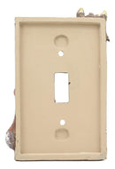 Rustic Western Chestnut Palomino Horses Single Toggle Switch Plate Cover 2pc Set