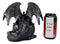 Ebros Gothic Crouching Ghost Dragon Of Erebor Mountain Statue 9.25"L Fantasy Dragons