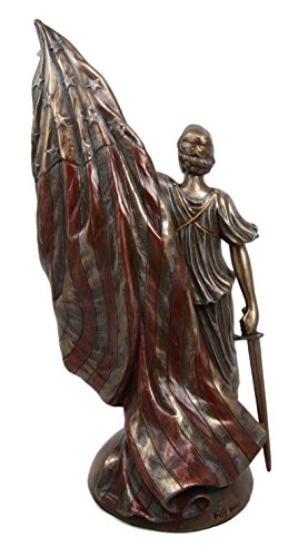 Ebros Gift Patriotic Columbia Calls World War 1 Army Recruit Decorative Figurine 11"H