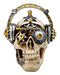 Ebros Steampunk Cyborg R&B Funk Music Fanatic with Headphone 5.75"L Figurine