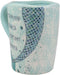 Ebros Nautical Blue Mermaid Kisses Starfish Wishes Ceramic Mug 18oz, 1 Pack