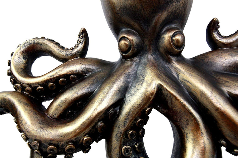 Ebros The Call of Cthulhu Deep Sea Kraken Octopus Wall Mount Key 11.25" H