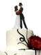 Ebros Day Of The Dead Wedding Dance Skeleton Figurine Cake Topper 6.25"Tall
