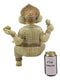Ebros 15" Tall Hindu Ganesha Holding Modaka Bowl & Lotus Table Edge Shelf Sitter - Ebros Gift